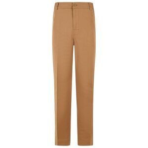 Moncler Brown Stretch Cotton Pants Men